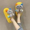 2025 winter new cute cartoon cotton slippers women's indoor warm casual non-slip student plush cotton slippers