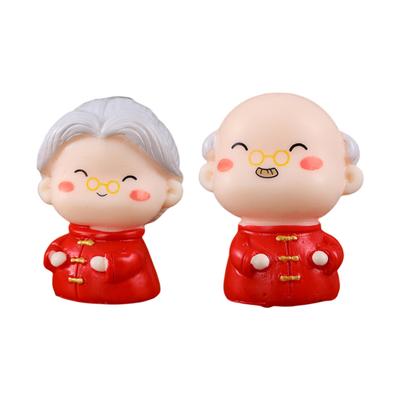 Cute Couple Ornament Vivid Expression Bright Color Decorative