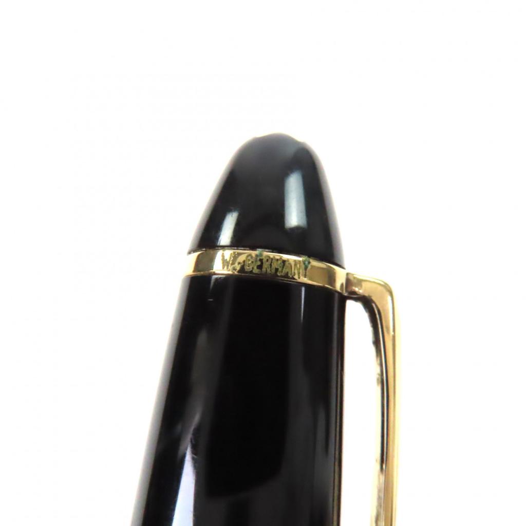 Very Good MONTBLANC fountain pen Meisterstück 146 white star black 14K mens Used