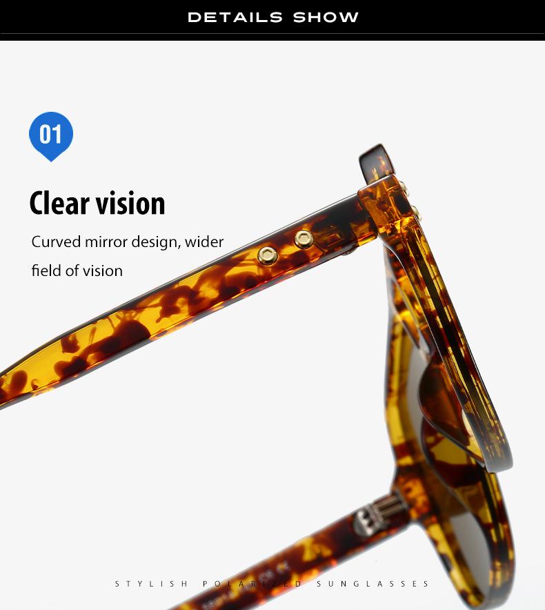 High-End Women's Retro Double Bridge Square Sunglasses