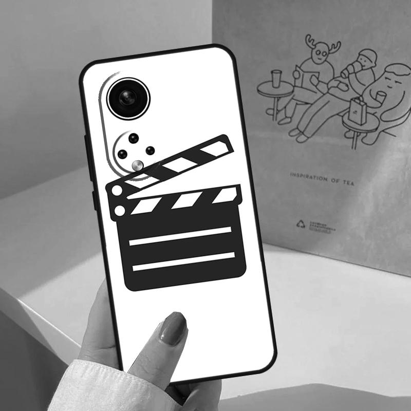 

Cute Film Movie maker Clapper board For Honor Magic 8 7 6 5 Pro Case For Honor X9d X9c X9b X9a X8c X8b Win 200 400 50 70 90 Lite Honor 200