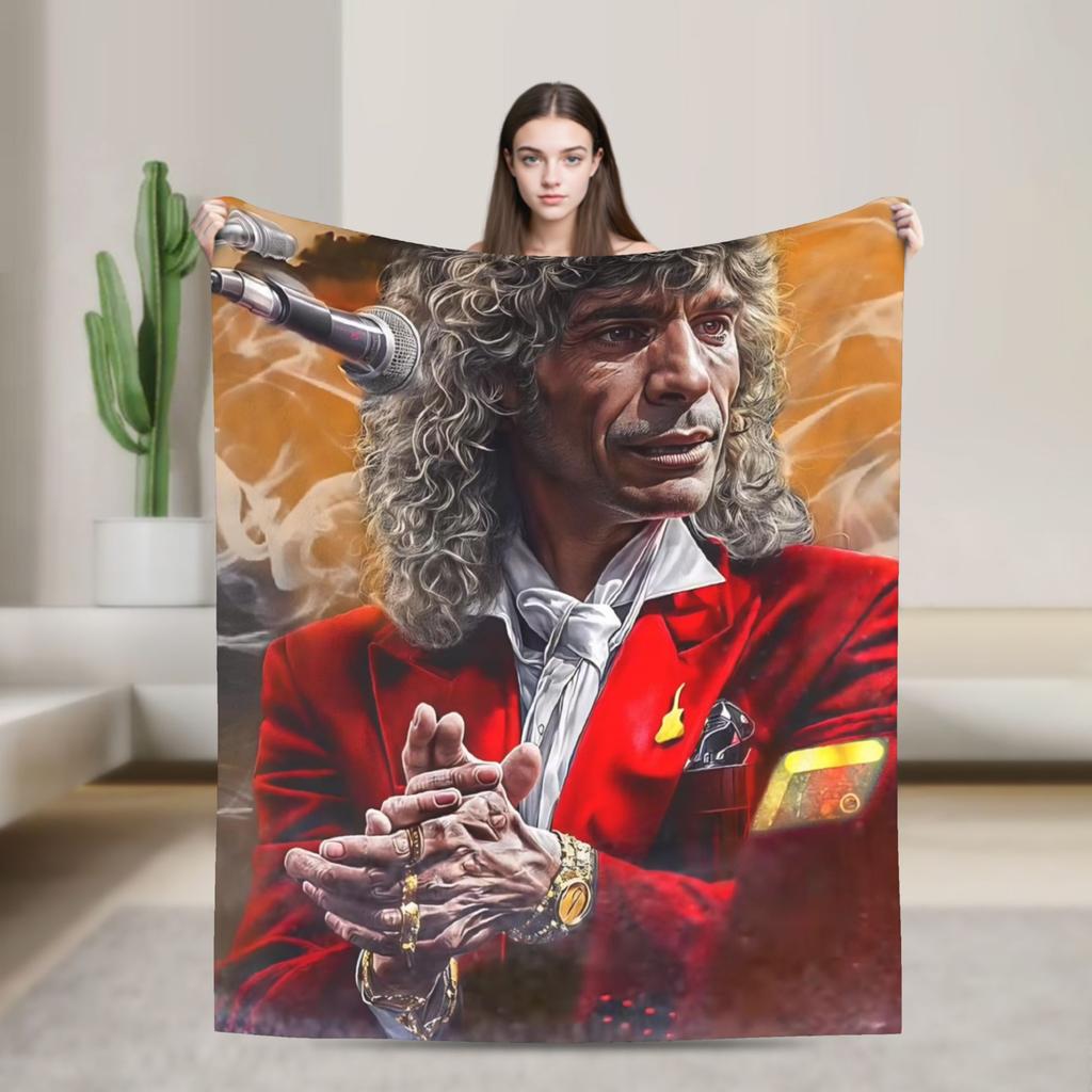 Camarons De La Isla Flamenco  Blanket Quality Warm  Throw Blanket Winter Travel Bedroom Funny Bedspread