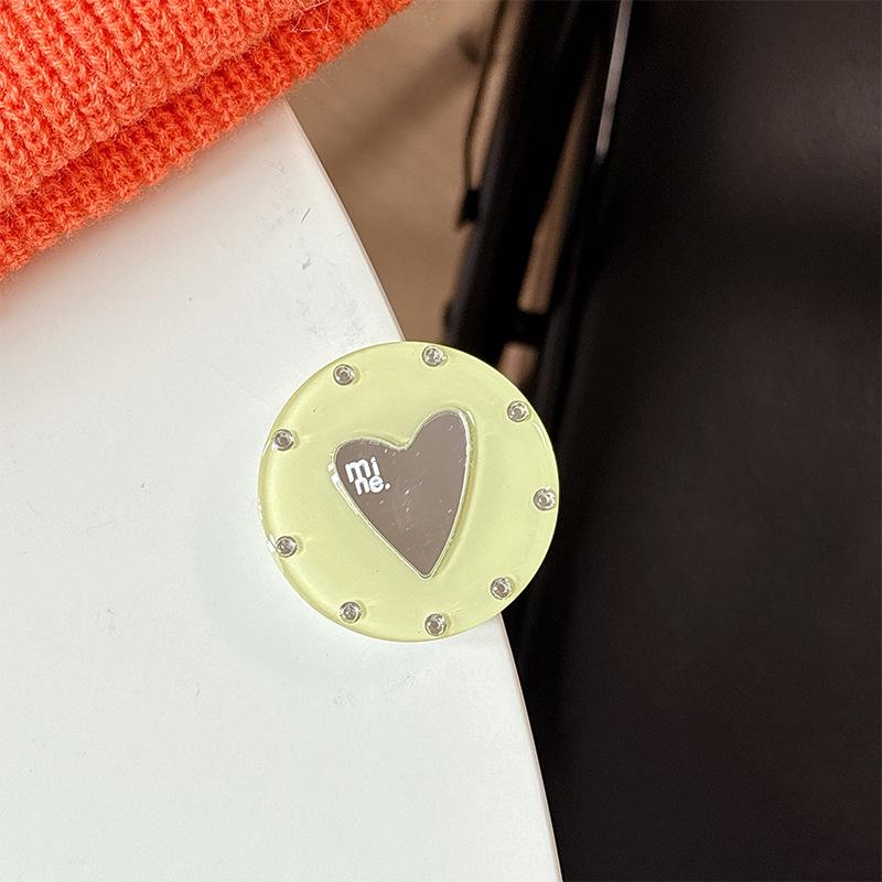 Dopamine Mirror Portable Phone Holder: Creative Magnetic Airbag Stand for Desktop and Binge-Watching