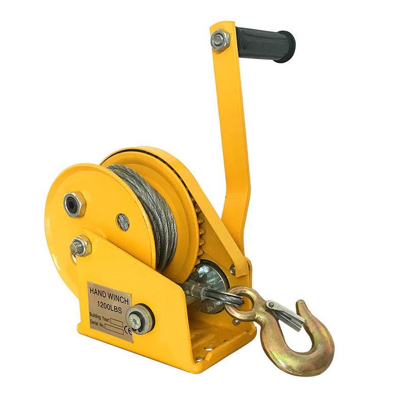Guincho Manual Auto-Travante Junda: Talha Manual para Elevação e Tração com Cabo de Aço