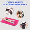 Portable Silicone Heat Resistant Mat Hair Straightener Curler Insulation Pad Non-Slip Anti Heat Mat Hair Styling Tool For Travel