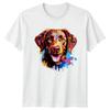 Colorful Dog Face T-Shirt Pet Portrait Dog Lover Gift For Him And Her