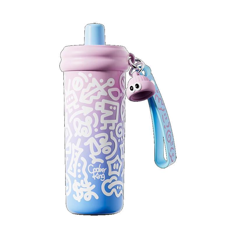 COOKER KING Neon 316 Stainless Steel Insulated Straw Cup