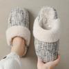 Baotou Cotton Slippers Winter New Xiaoxiangfeng Home Warmth Household Plush Non-slip Floor Mop Cotton Mop