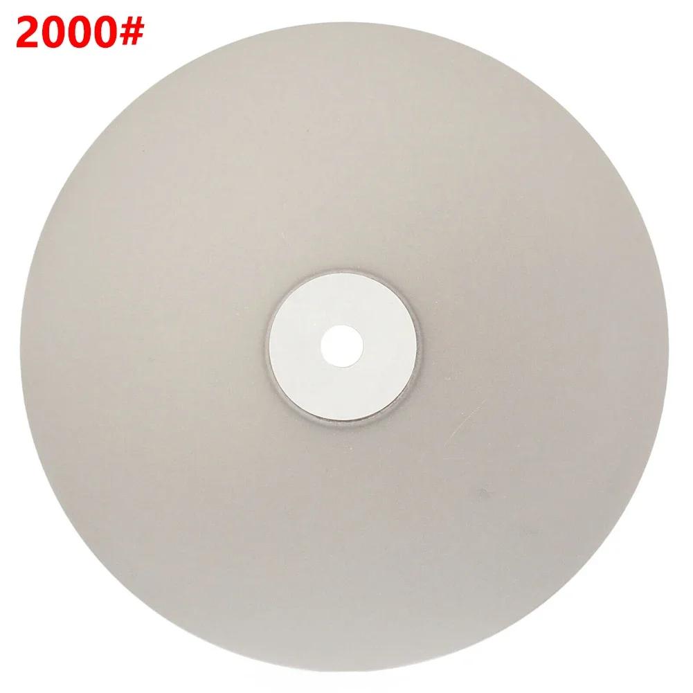 8Inch 111mm emery Coated Lapping Disc Grit 61-1111 1/1in Hole Flat Lap Wheel Abrasive Grinding Disc For Gemstone Jewelry Rock