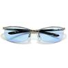 Sunglasses for Men and Bad Tough Light Colored UV Silver Matte X Blue Women, Fashionable, Boy, Look, Lenses, Protection, Lt.
