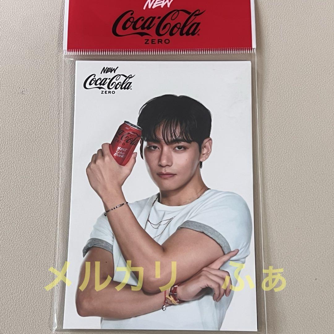 

[Б/У] BTS V Тэ Открытка Coca-Cola Zero