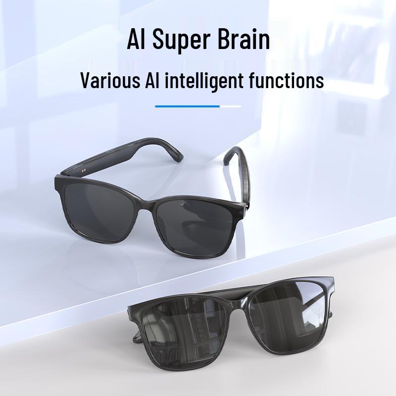 HY-C8 AI Glasses: Wireless Bluetooth Earphones with Real-Time Translation & Multilingual Subtitles