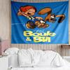 1PC Dog Boule Quick-Dry Tapestry, Unique Design Tapestry, Suitable for Bedroom,Livingroom, Playroom,Heartwarming Holiday Gifts