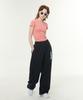 TAKEASY Women'S R Logo Wide Pants (Navy)