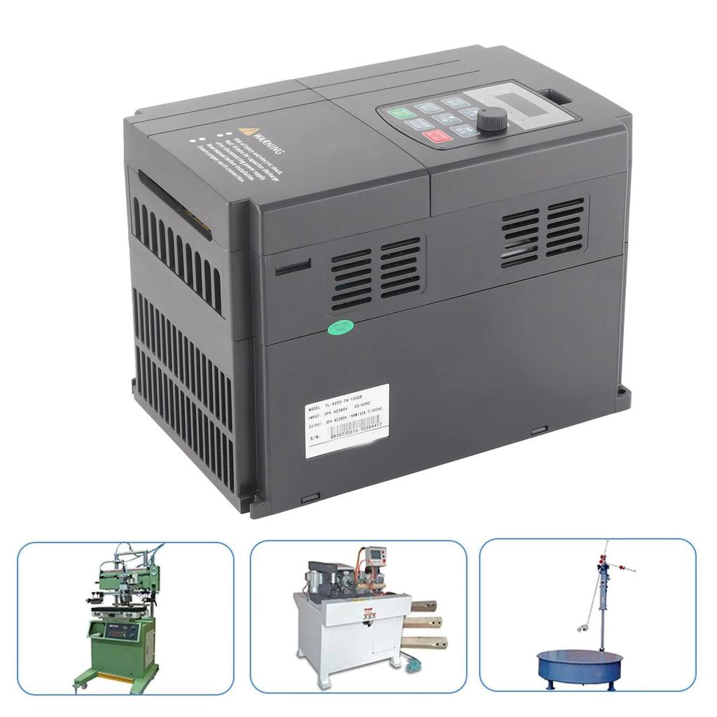 Inverter VFD a 3 Fasi Convertitore a Frequenza Variabile 3 Fasi 15KW Controller VFD per Pompa dell'Acqua 380V Controller VFD