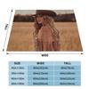 Lainey Wilson - Country's Cool Again Porträt-Decke Weiche Flanell-Kuscheldecke Plüsch für Bett Wohnzimmer Picknick Reisen Sofa