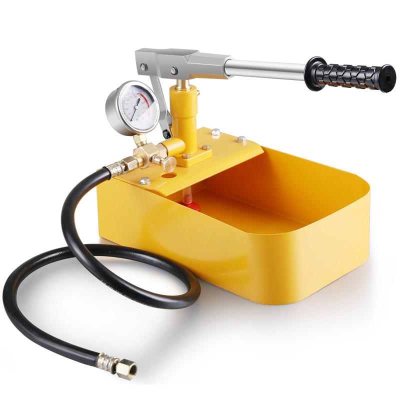 Manual Pressure Test Pump for PPR Pipes - Household Leak Detector & Underfloor Heating Tester 25kg Pressure Pump (Thickened Case)