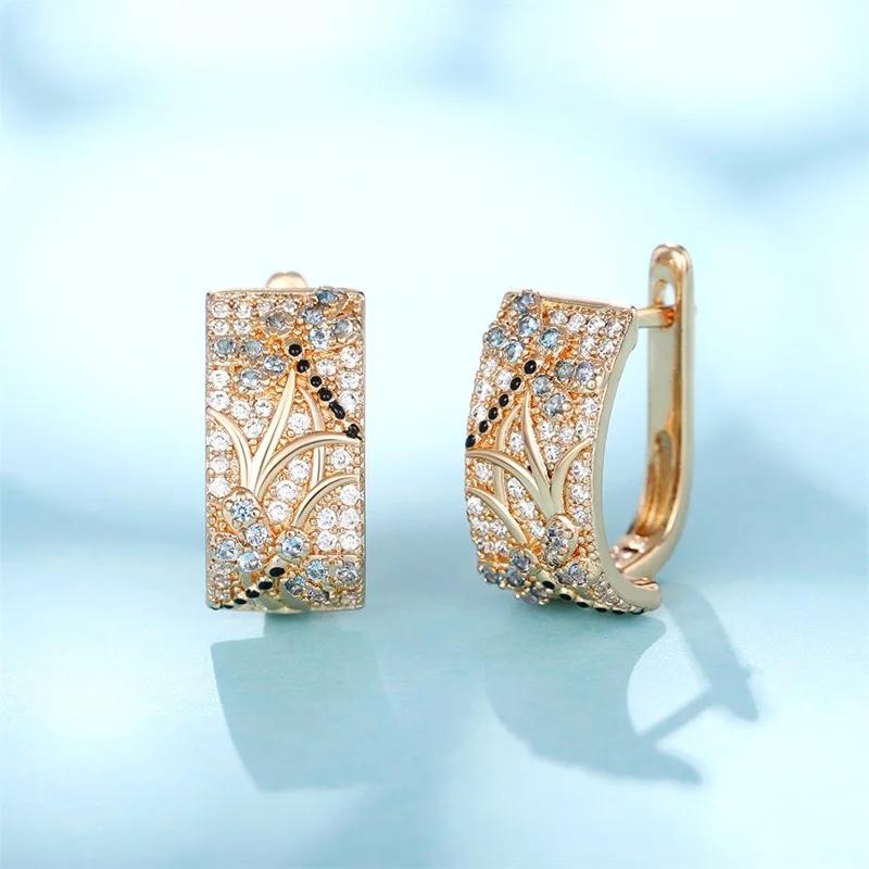 Exquisite Sweet Cool Street Pography With Zircon Inlaid Women'S Ear Buckle Shining Sweet Fashion Simple Accessories