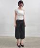 Peulleeoeob Wide Capri Pants (Fl-270_Black)