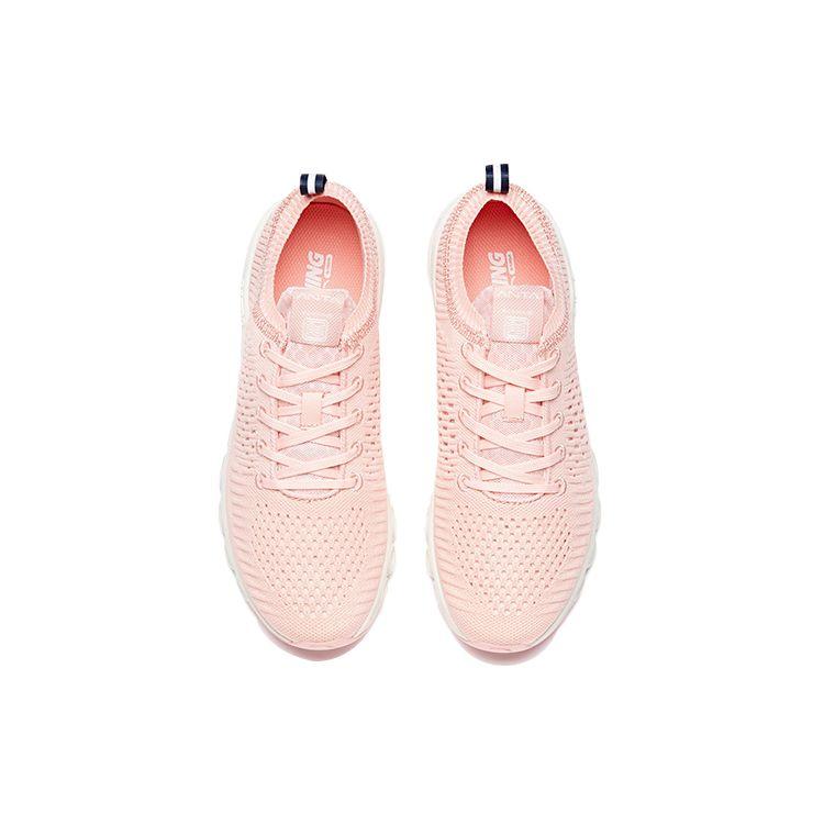 Anta Comfortable Shock Absorbing Low Top Running Shoes Women sneaker Cherry-Blossom-Pink 12925584-3
