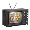 1Pc 1:12 Dollhouse Miniature Television Vintage TV With Picture House Furniture Model Decor Toy