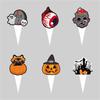 Halloween Cupcake Wraps Cheese Marker for Cheeseplate Appetizers Sandwiches Cupcake Muffin Wraps Party Supplies