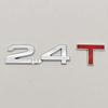 1Pcs 2.0T 2.2T 2.4T 2.5T 2.8T 3.0T Premium Metal Car Sticker Side Fender Rear Trunk Emblem Badge Decals For Any Vehicle