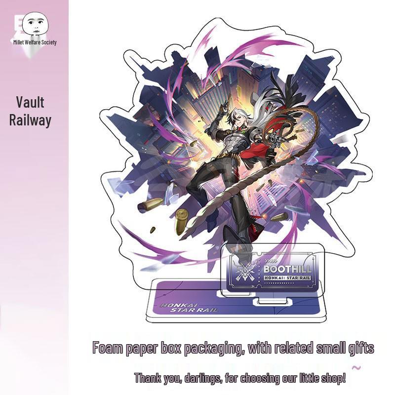 miHoYo Star Rail Firefly Dan Heng Luna Figurine Set: Acheron, Aventurine, Kafka, Silver Wolf, Jingliu, Xueyi Standees