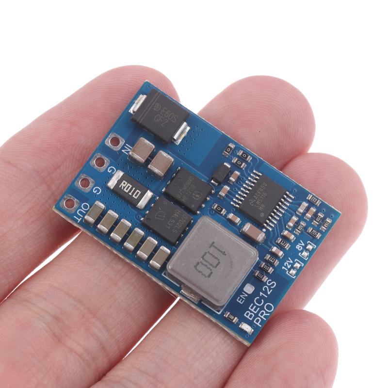 Bec12S-Pro 9-55V To 5V/8V/12V-5A Voltage Regulator Bec Power Module Output 5V 8V 12V 5A With Tvs Protection For Rc Fpv Drone