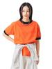 BEAMS BOY TEE Goodwear Special Order Short Sleeve Ringer Tee M S/S Women's ORANGEBLACK