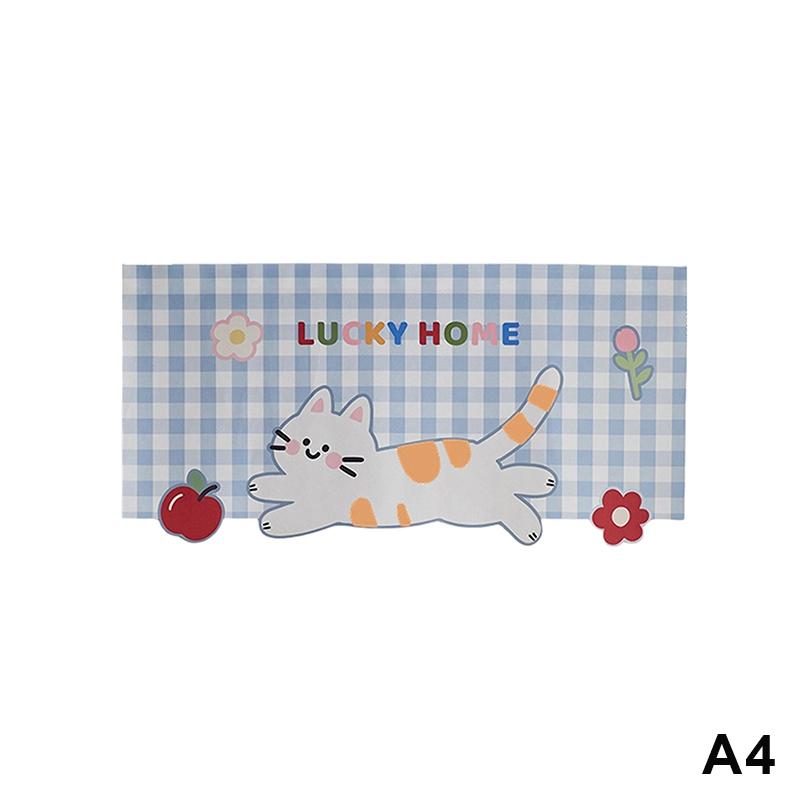 Animal Design Cartoon Door Curtain Self-Adhesive Non Perforated Home Decoration For Door , Window, Kitchen, Basement