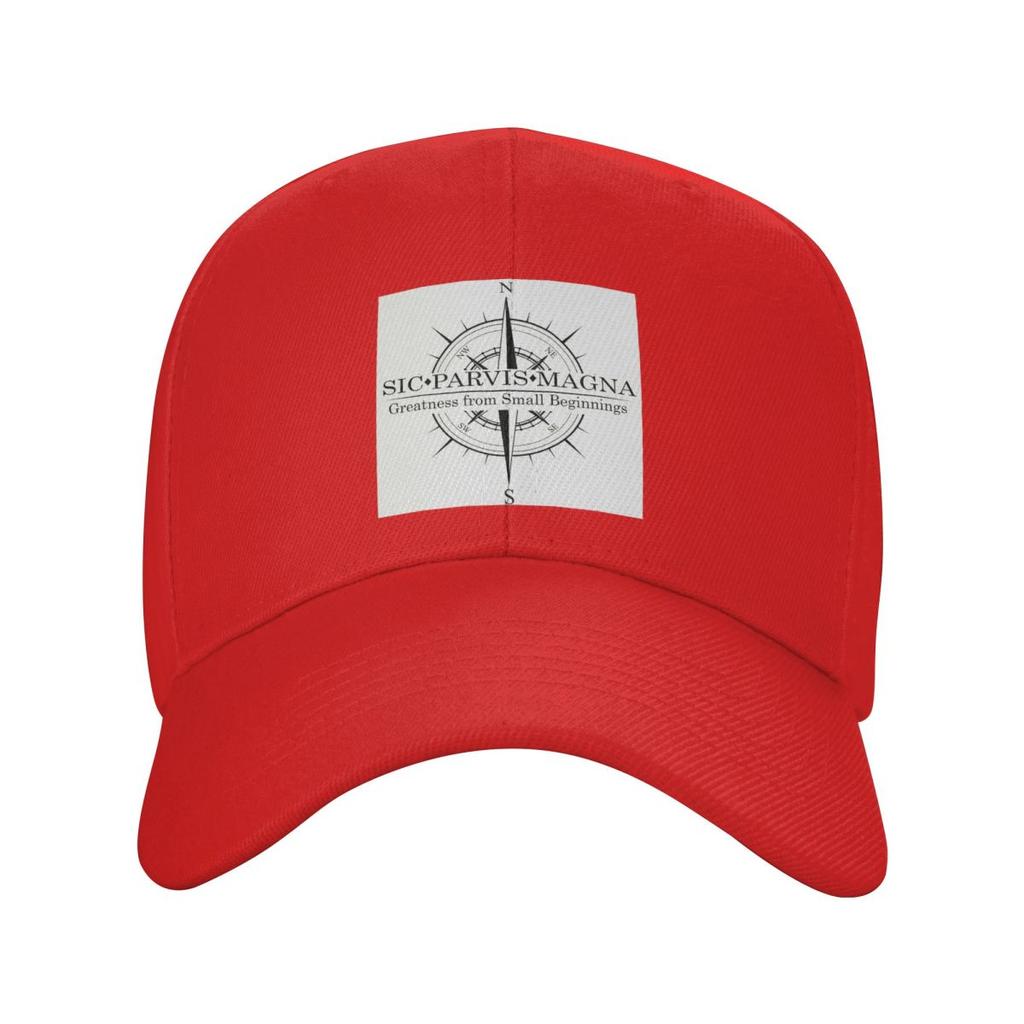 Sic Parvis Magna 4 Mit Kompass Kappe Mode Lässig Baseballkappen Verstellbarer Hut Hip Hop Sommer Unisex Baseballkappen