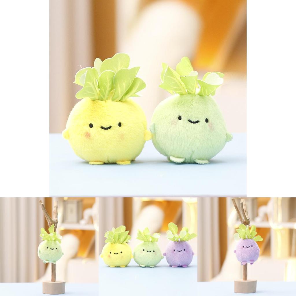 Soft And Plush Vegetable Cabbage Toy Lovable Doll Keychain Collectible For All Ages