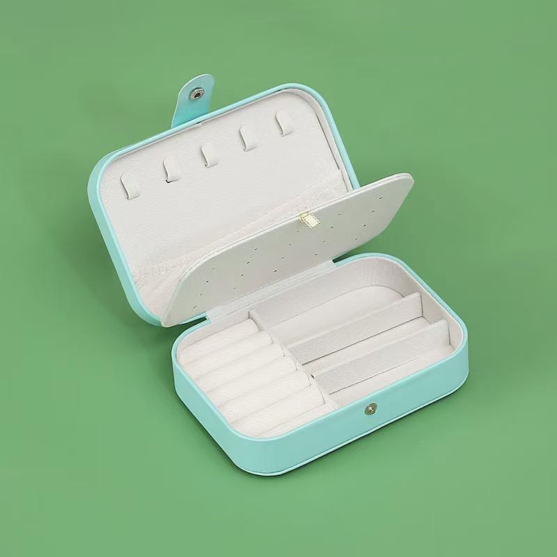 

ПУ Антиокислительная Большая Вместимость Портативная Коробка для Хранения Ювелирных Изделий для Ожерелий, Серёг, Колец и Подвесок