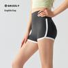 Color-Block High-Waisted Butt-Lift Yoga Shorts with Pockets for Running, Tennis, and Fitness - Women's Summer Outerwear