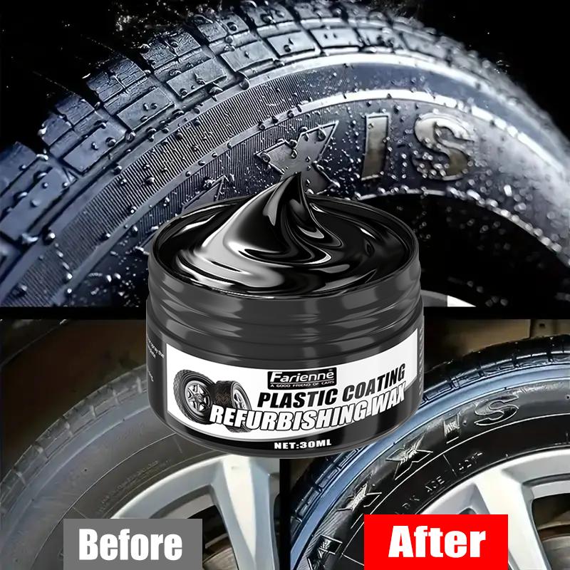 Car Plastic Restorer, Black Interior Trim Wax, Anti-Aging Refurbisher, Plastic Scratch Repair, Tire Shine, Leather Seat Care