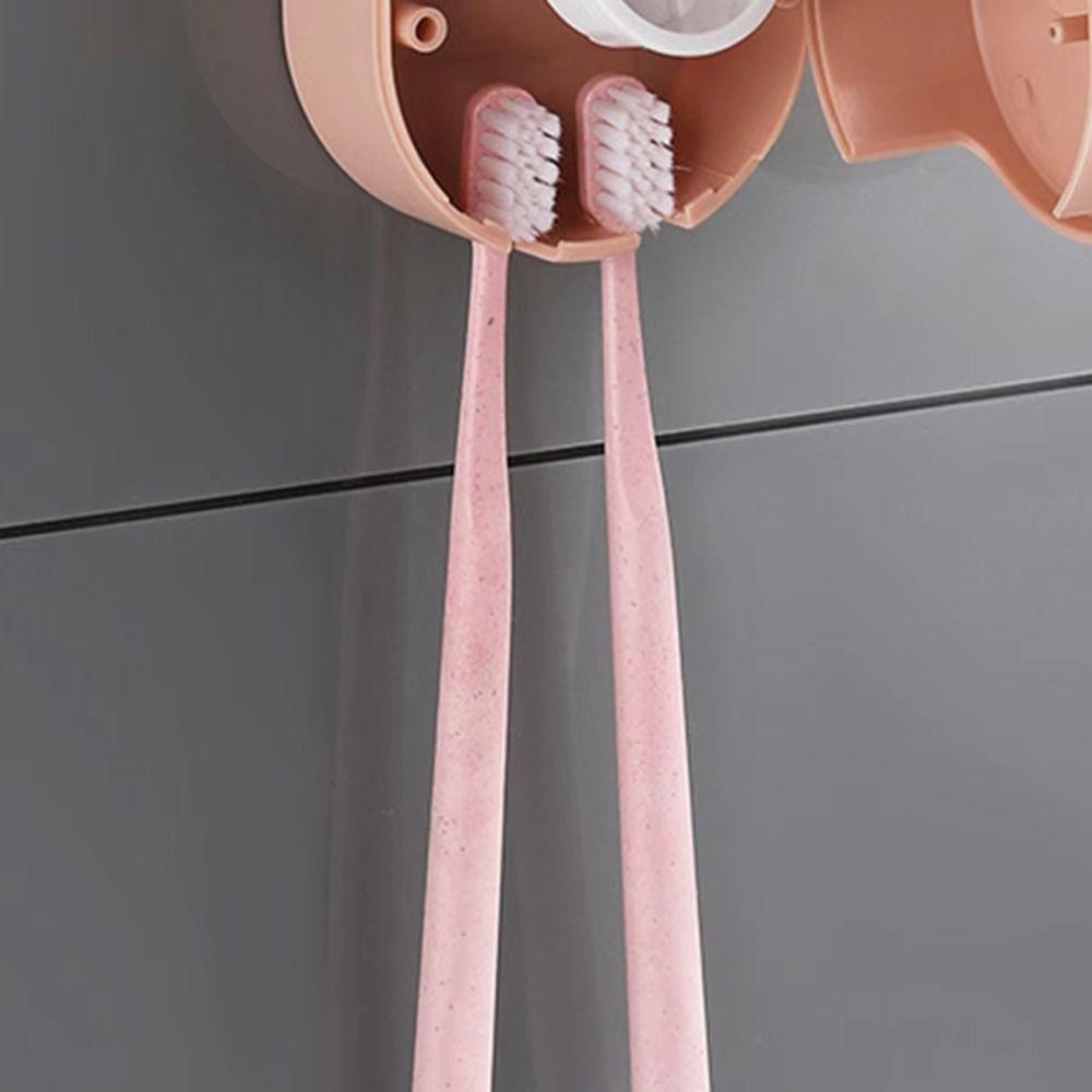 Automatic Toothpaste Dispenser Wall Mounted Stand Lazy Toothbrush Holder Toothpaste Squeezers  Home