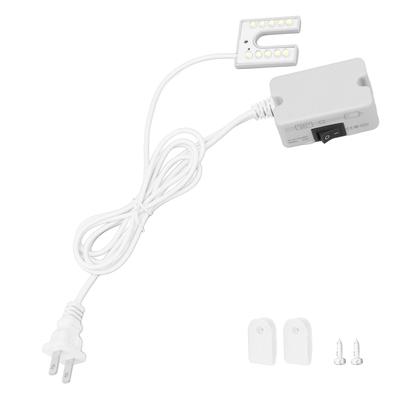 Nähmaschinenlampe 10 LED-Perlen Helles Natürliches Licht Arbeits Schwanenhalslampe mit Magnetfuß