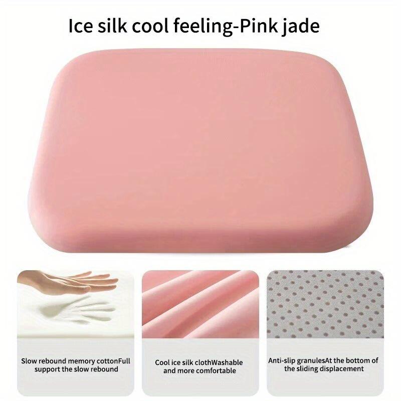 

Эргономичная подушка для сиденья из хлопка с эффектом памяти для офиса и студентов, подушка от геморроя, инструмент для длительного сидения 40x40cm