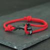 Ocean Breeze Single-Layer Adjustable Flat-Head Shark Bracelet for Women and Men, Vacation Style