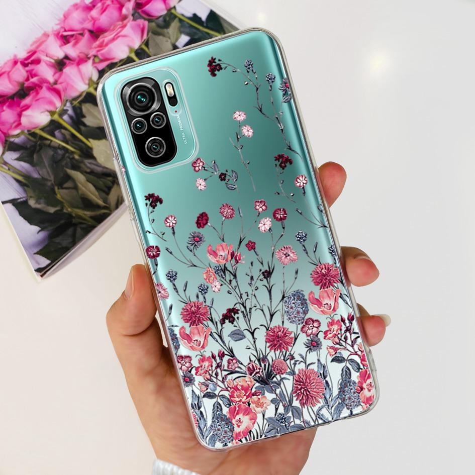 For Xiaomi Redmi Note 10 Pro Max Case Cute Fashion Butterfly Marble Soft Silicone Cover on Redmi Note 10S Note 10 S Note10 Funda