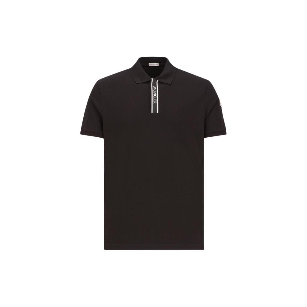 Moncler SS24 Polo Shirt Men's Black J10918A0000289A16999