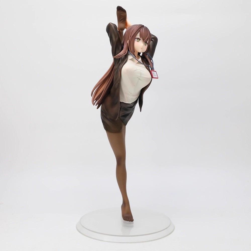 Figurka Anime OL-chan 'Bez Pracy': Piękna Dziewczyna Modelka, Dekoracja Biurka, Kolekcjonerska Lalka