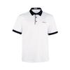 AVAVE Men'S Color Block Cutout Detail Short Sleeve Golf T-Shirt White