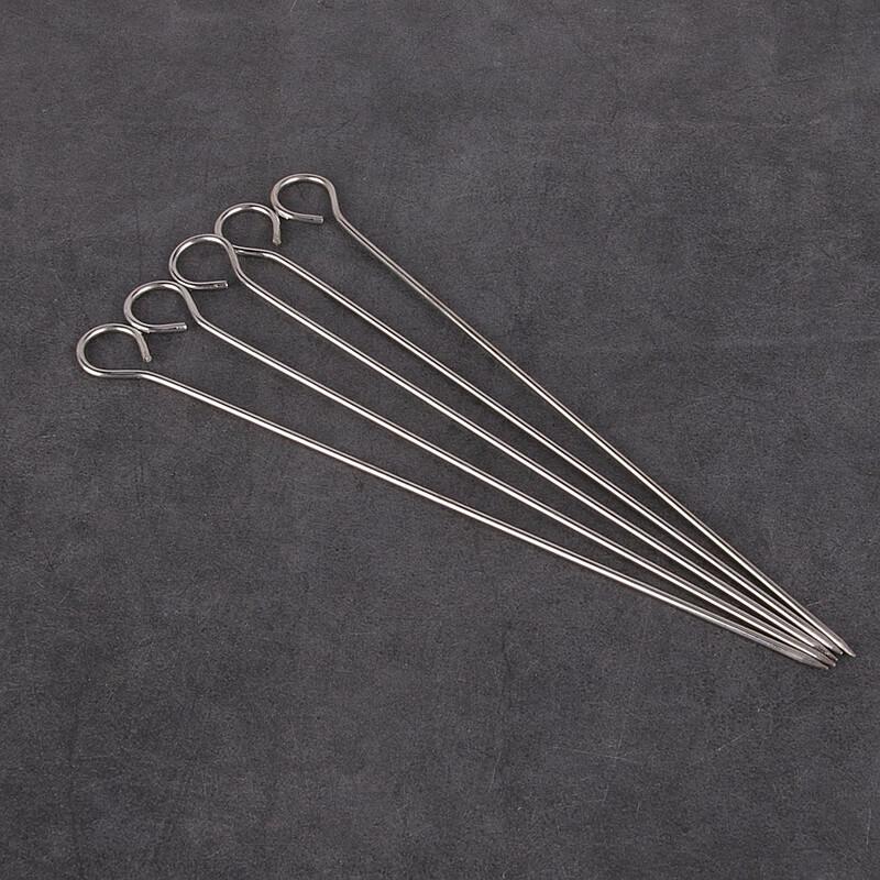 ZISIZ Stainless Steel Roasting Needles with Loop