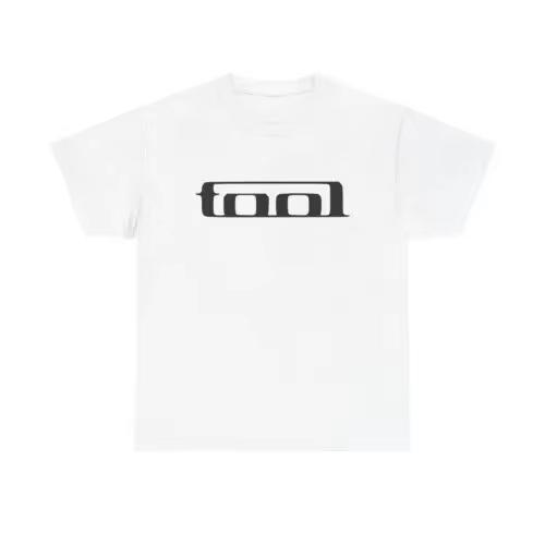 Rock Band Tool Logo Print T-Shirt, Unisex Summer Cotton Y2K Fashion Short Sleeve Top Women And Men T-shirt