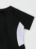 Costume da Bagno Intero a Maniche Corte con Zip Stile Europeo e Americano per il Surf 2026