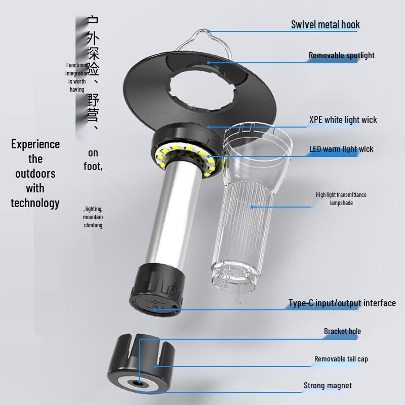 Nufeng Outdoor Multi-function LED Camping Lantern