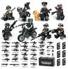 Military Special Police Weapon Set: Educational Building Blocks and Figures