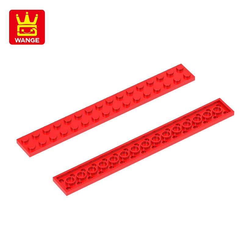 High-Quality 22Pcs/lot 4282 Thin Blocks Plate 2x16 Base Plate Works With featuring Block Moc Colour City Accessories Parts